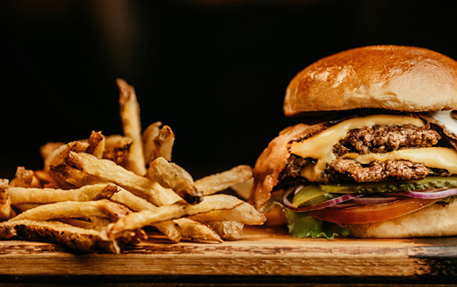 Hanks double cheese burger